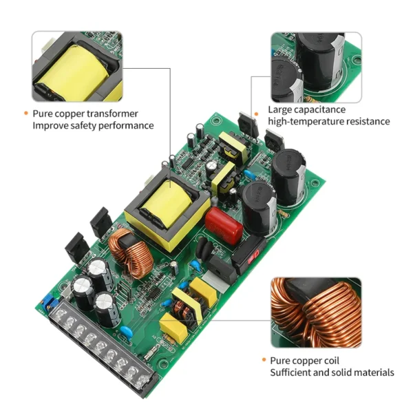 MZMW MS500 Switching Power Supply 500W 5V 12V 24V 36V 48v 60V 72V 80V 110V Adjustable Voltage Single Output MS-500-24 MS-500-48
