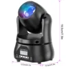 U'King 40W Beam Moving Head Light DMX512 RGBW Stage Light for DJ Concert Party Wedding Nightclub Professional Effect Lighting