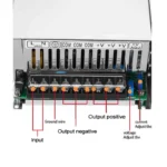 MZMW Switching Power Supply 800W 1000W 1200W 0-12V 15V 24V 36V 48v 60V 72V 80V 110V 150V 220V AC/DC Voltage Adjustable SMPS