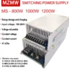 MZMW Switching Power Supply 800W 1000W 1200W 0-12V 15V 24V 36V 48v 60V 72V 80V 110V 150V 220V AC/DC Voltage Adjustable SMPS