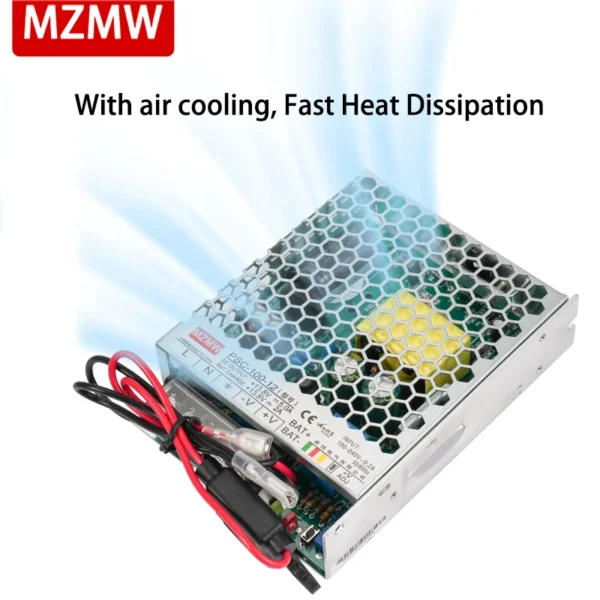 MZMW 100W UPS Charger Switching Power Supply 12V 24V AC To DC 13.8V 2A 27.6V 1A Uninterruptible Power SMPS PSC-100-12 PSC-100-24