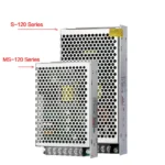 MZMW MS120 S120 Series Switching Power Supply 120W 5V 12V 15V 24V 36V 48v AC/DC Single Output Transformer Power Adapter SMPS