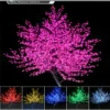 Waterproof Artificial LED Cherry Tree Night Light 1.5M-3M New Year Christmas Wedding Garden Decoration Light