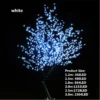 Waterproof Artificial LED Cherry Tree Night Light 1.5M-3M New Year Christmas Wedding Garden Decoration Light