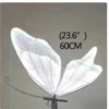 Wedding Decor Light Butterflies LED Lace Ceiling Lamp Romantic Creative Butterfly Lamps Road Load Walkway on Party Stage Lights.