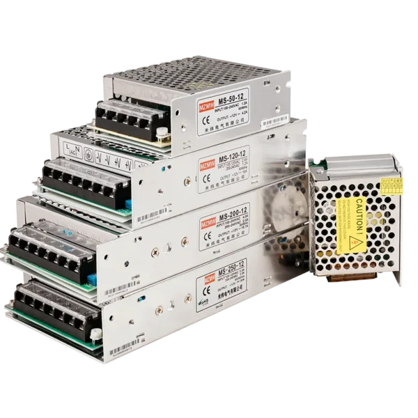MZMW Switching Power Supply MS 25W 35W 50W 60W 75W 100W 120W 150W 200W 250W 110/220V AC TO DC 12V 24V Led Transformer SMPS