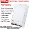 MZMW PFC Switching Power Supply 3000W CC/CV 0-24V 36V 48V 60V 72V 80V 110V 220V 100-240VAC AC TO DC Adjustable Transformer SMPS