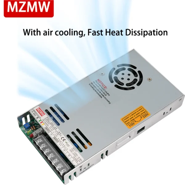 MZMW 350W UPS Charger Switching Power Supply 12V 24V AC DC 13.8V 20A 27.6V 10A Uninterruptible Power SMPS PSC-350-12 PSC-350-24