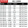 MZMW Switching Power Supply 800W 1000W 1200W 0-12V 15V 24V 36V 48v 60V 72V 80V 110V 150V 220V AC/DC Voltage Adjustable SMPS
