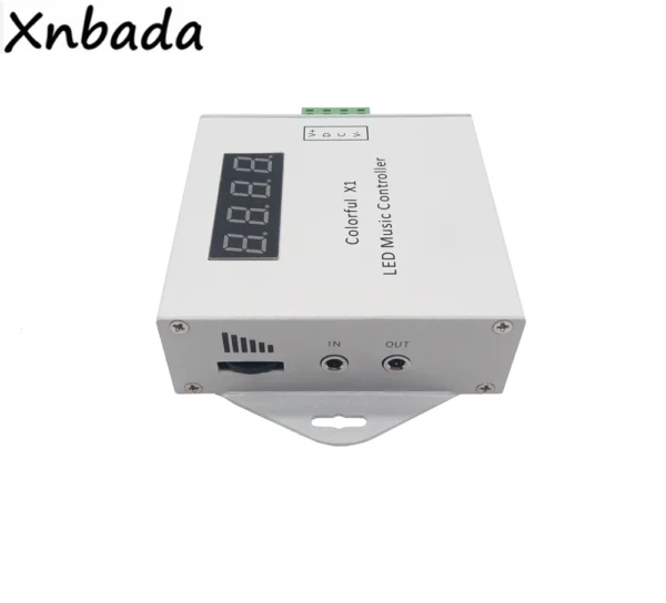 LED Strip Light Controller with RF Touch Remote - DC5-24V, Max 600/1000 Pixels