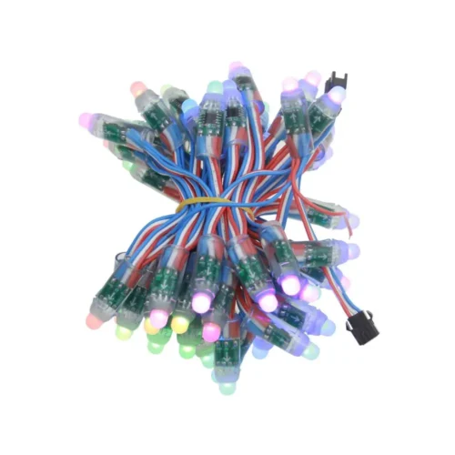 WS2811 12mm Diffused Digital RGB LED Pixel Light 5V