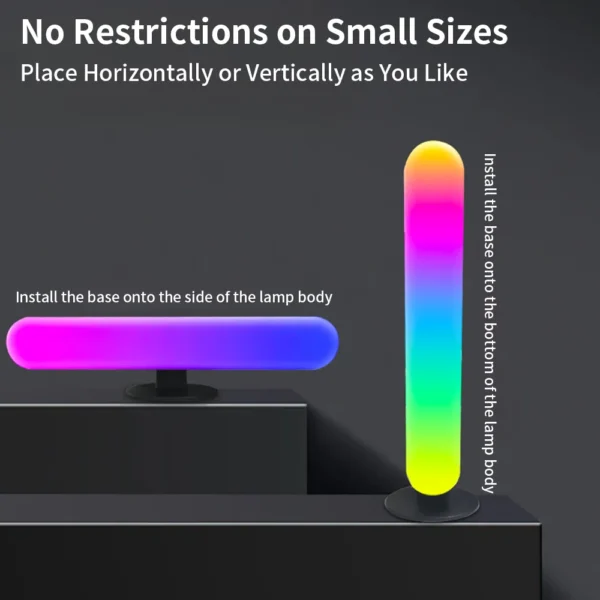 Smart RGBIC LED Strip Lights USB 1-2 Split Kit – Dynamic Color Changing, Music Sync, Remote Control for Bedroom, Gaming Setup, TV Backlight & Party Decoration