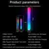 Portable RGB LED Cylindrical Floor Lamp – Music Sync Color Changing Aurora Star Ambient Light for Living Room, Bedroom & E-Sports Setup