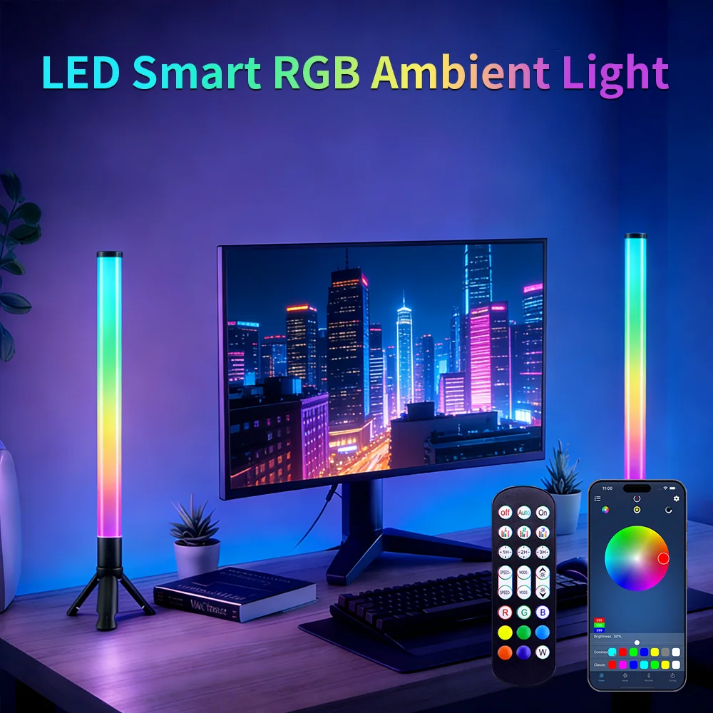 Smart RGB Corner LED Floor Lamp