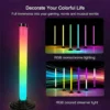 25CM Smart RGB LED Ambient Light Bar USB Powered – Bluetooth App Control, Sound Activated Music Sync Lighting for Gaming PC, Desktop & Party