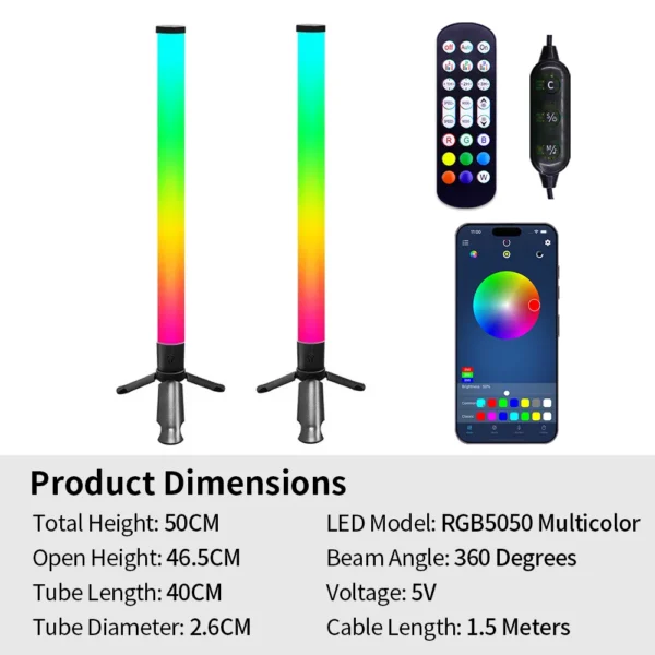 Smart RGB Corner LED Floor Lamp