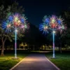 Custom LED Firework Christmas Light | IP65 Waterproof Metal Outdoor Holiday Decor with APP Control