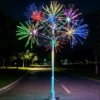 Custom LED Firework Christmas Light | IP65 Waterproof Metal Outdoor Holiday Decor with APP Control