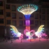 Outdoor RGB 3D LED Tower Sculpture Motif Light Waterproof Color-Changing Decorative Lighting for Holiday & Landscape Projects Outdoor RGB 3D LED Tower Sculpture Motif Light Waterproof Color-Changing Decorative Lighting for Holiday & Landscape Projects