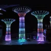 Custom Outdoor 3D LED Tower Tree Light | IP65 Waterproof Christmas Holiday Decoration | Cultural Tourism & Festival Motif Lighting