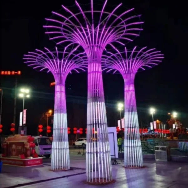 Outdoor RGB 3D LED Tower Sculpture Motif Light Waterproof Color-Changing Decorative Lighting for Holiday 2 Outdoor RGB 3D LED Tower Sculpture Motif Light | Waterproof Color-Changing Decorative Lighting for Holiday & Landscape Projects