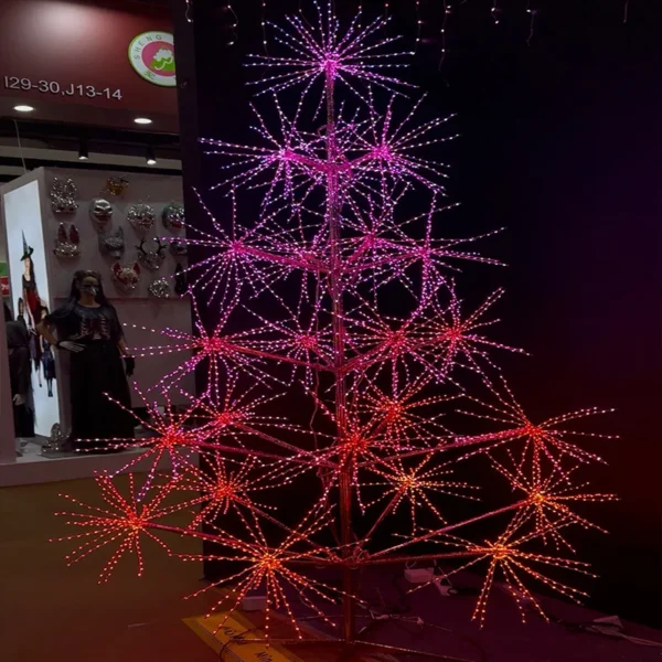 RGB LED Fireworks Tree Light for Christmas & Halloween DMX & Voice Control Outdoor Street & Landscape 1 RGB LED Fireworks Tree Light for Christmas & Halloween | DMX & Voice Control | Outdoor Street & Landscape Decoration | Dynamic Flow Lighting for Holiday Events