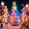 Smart RGB Firework LED Lights Waterproof Magic Color String Lamp Outdoor Decorative Lighting 2 Smart RGB Firework LED Lights Waterproof Magic Color String Lamp Outdoor Decorative Lighting