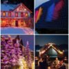 ALITOVE 12V WS2811 RGB LED Pixel String Lights – 50 LEDs, 12mm Waterproof Addressable Bullet Pixels, IP68