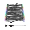 ALITOVE 24V WS2811 Addressable RGB LED Pixel Lights, 32.8ft XConnect String, 50pcs 12mm IP68 Waterproof Bullet Pixels