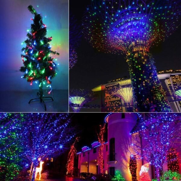 ALITOVE WS2811 12V LED Pixel String Lights – Bluetooth App Control, 100 LEDs, 23ft, 120 Color Modes
